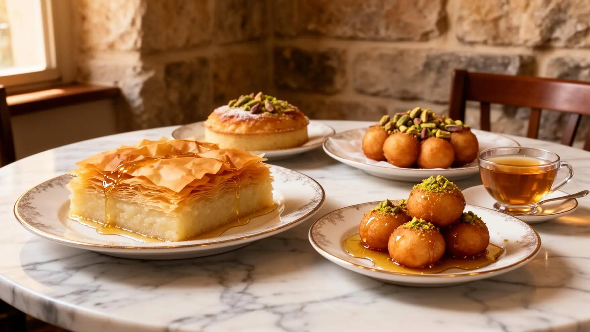 Traditional Greek dessert with spoon-sweet, private Athens food experience