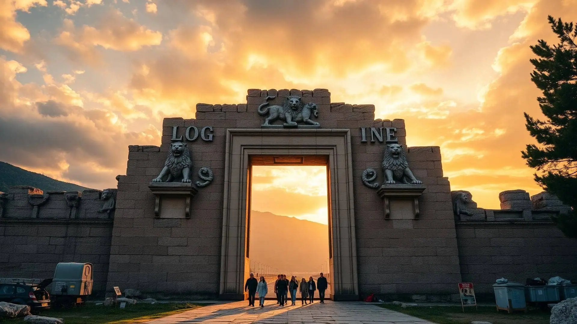 Mycenae lion gate, final day of the flagship Grand Greece private journey