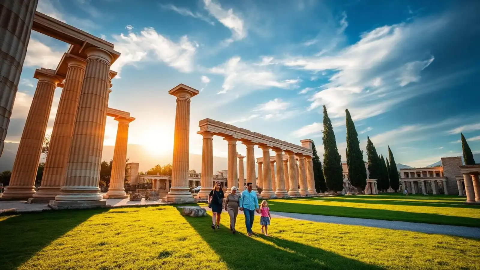 Palaestra training ground at Olympia, private archaeological visit