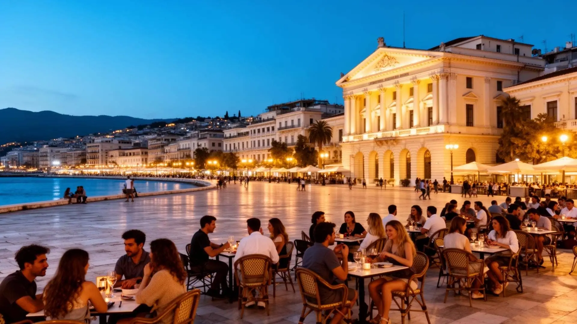 Thessaloniki seafront with rotunda, private Northern Greece multi-day tour